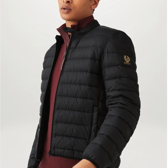 BELSTAFF MOTO COLLECTION Long Way Up Padded Jacket Down Filled Nylon Black - Picture 2 of 11